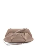 Themoirè pleated clutch bag - Neutrals