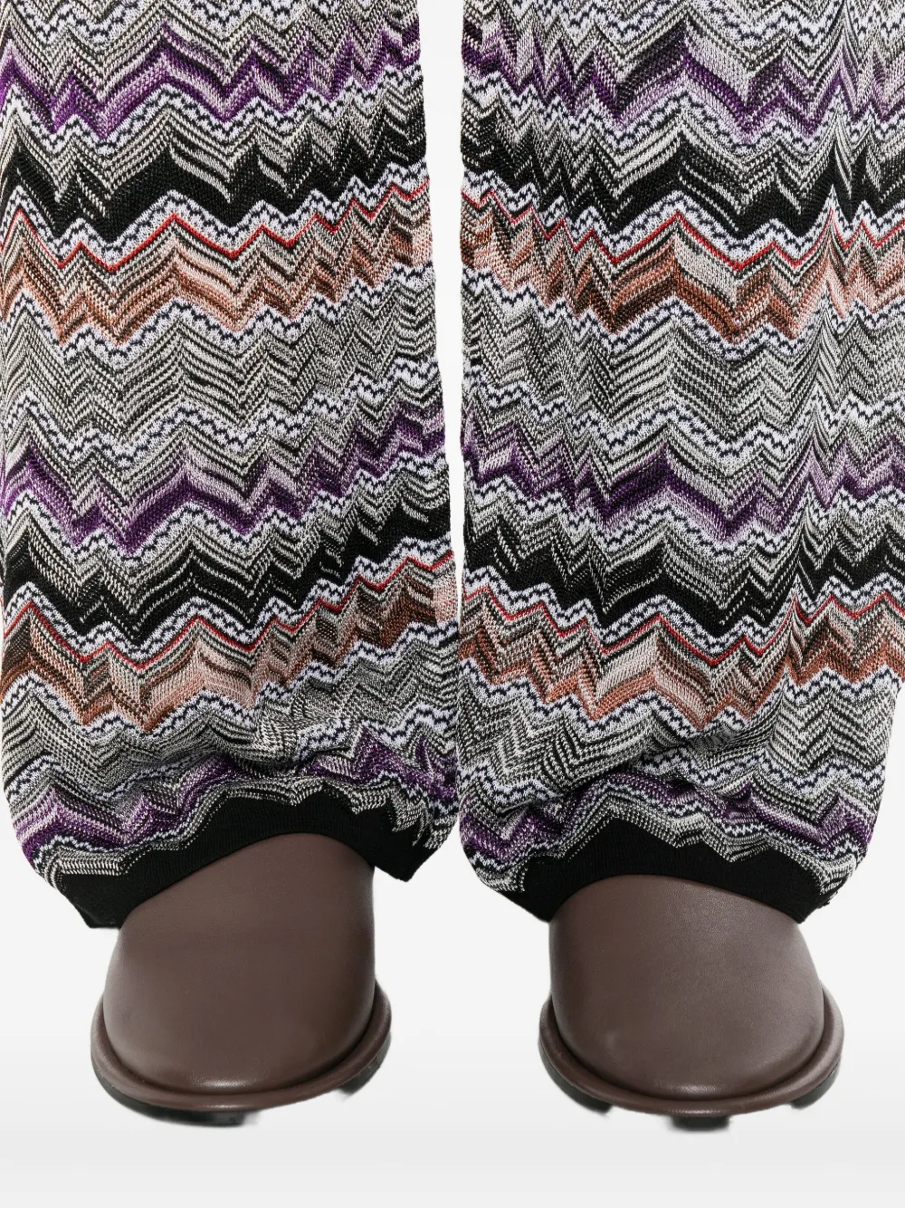 Missoni Broek met zigzag-patroon Zwart