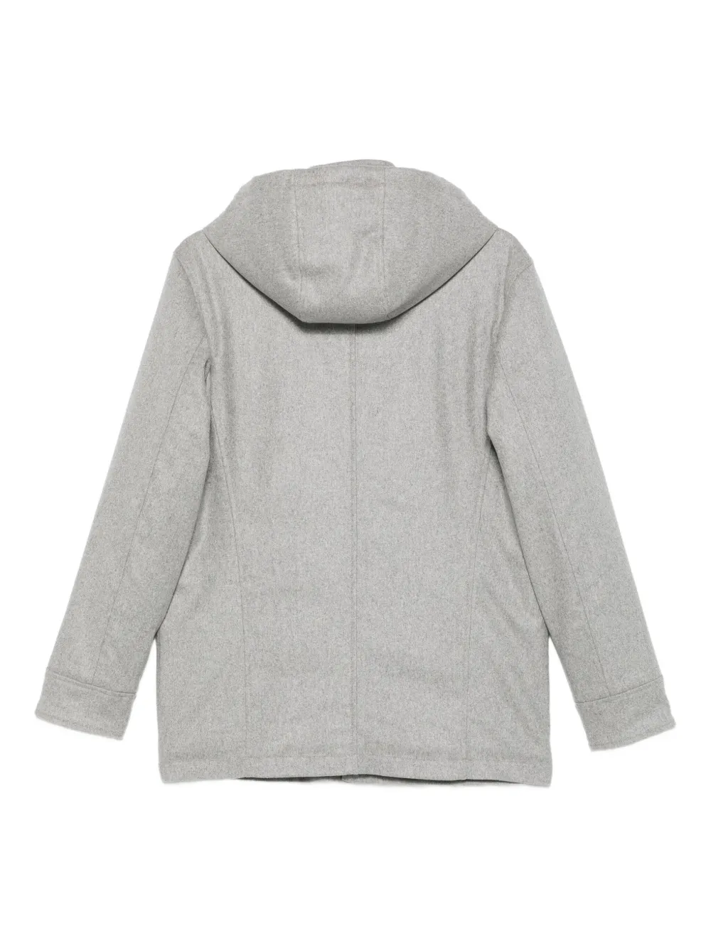 Barba padded drawstring-hood jacket - Grijs