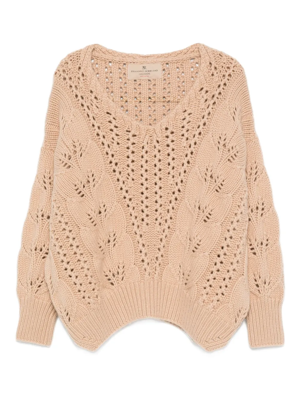 Ermanno Scervino オープンニット セーター - ニュートラル Ermanno Scervino オープンニット セーター - ニュートラル