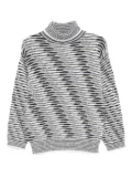 Missoni patterned-jacquard jumper - Grey