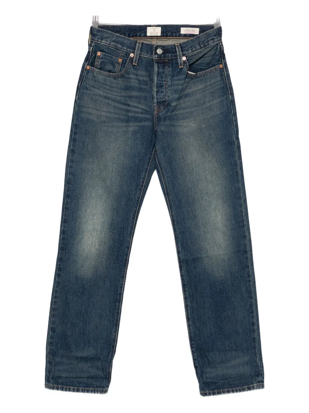 Levi's button-fly jeans Blauw