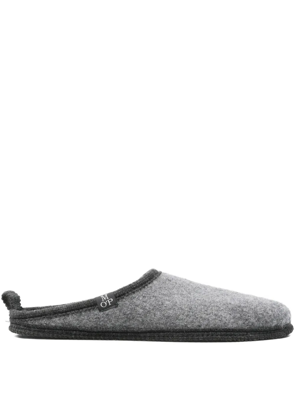 Marc O'Polo wool-blend backless slippers | Grey | Image 1