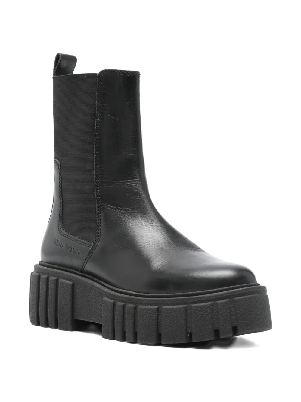 Marc O'Polo 55mm elastic-panelled boots Black