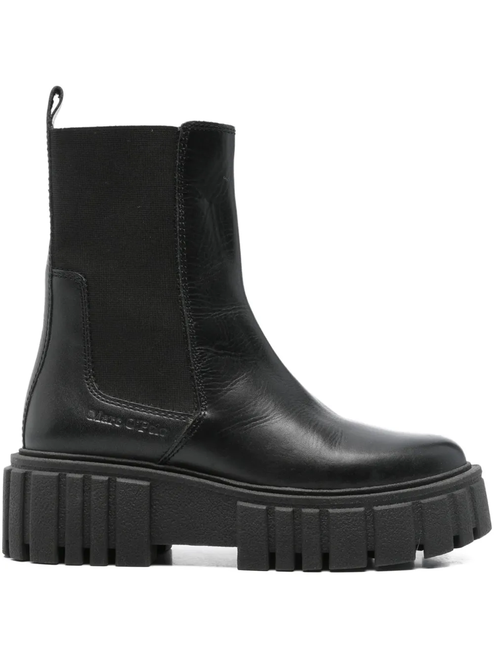 Marc O'Polo 55mm elastic-panelled boots Black