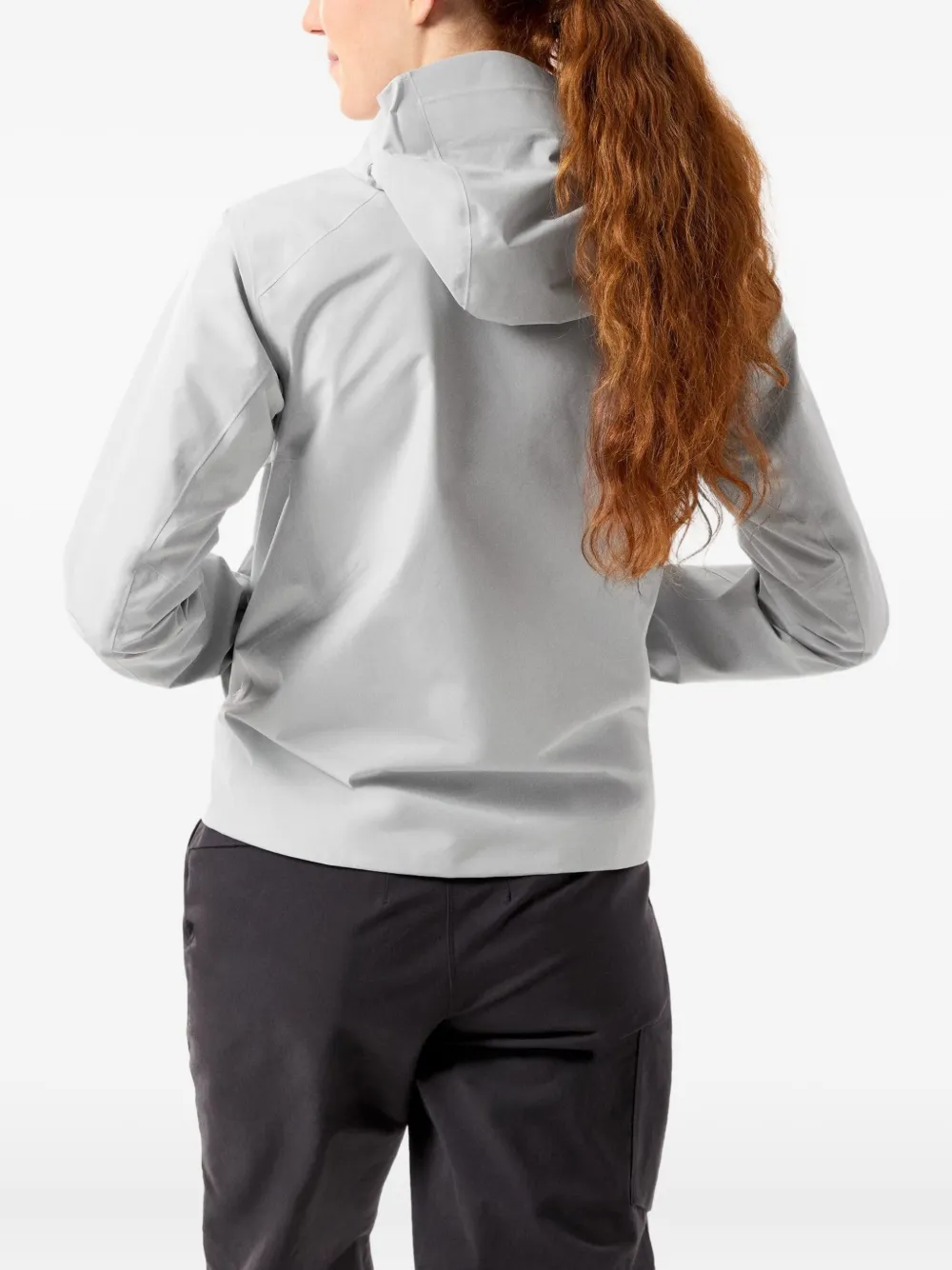 Arc'teryx Solano Hooded Zip-front Jacket In Gray