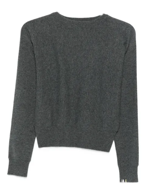 extreme cashmere belle felt long-sleeve sweater