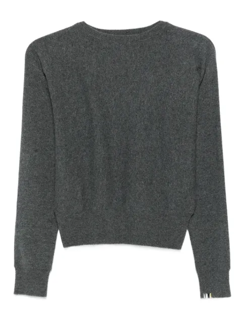 extreme cashmere belle felt long-sleeve sweater