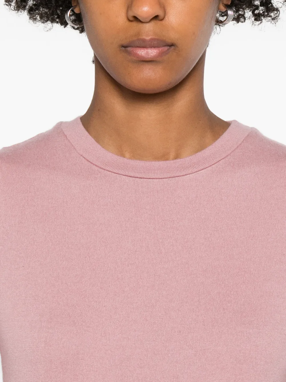extreme cashmere T-shirt met ronde hals Roze