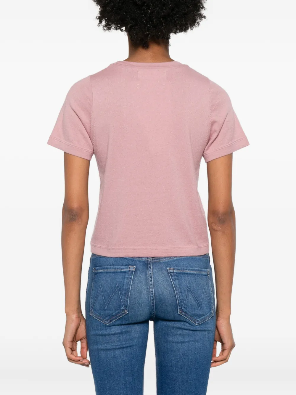 extreme cashmere T-shirt met ronde hals Roze
