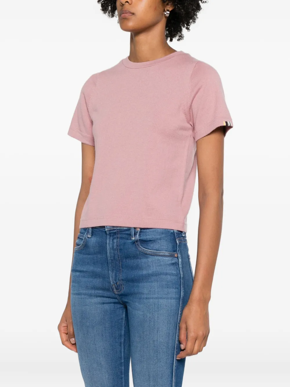 extreme cashmere T-shirt met ronde hals Roze