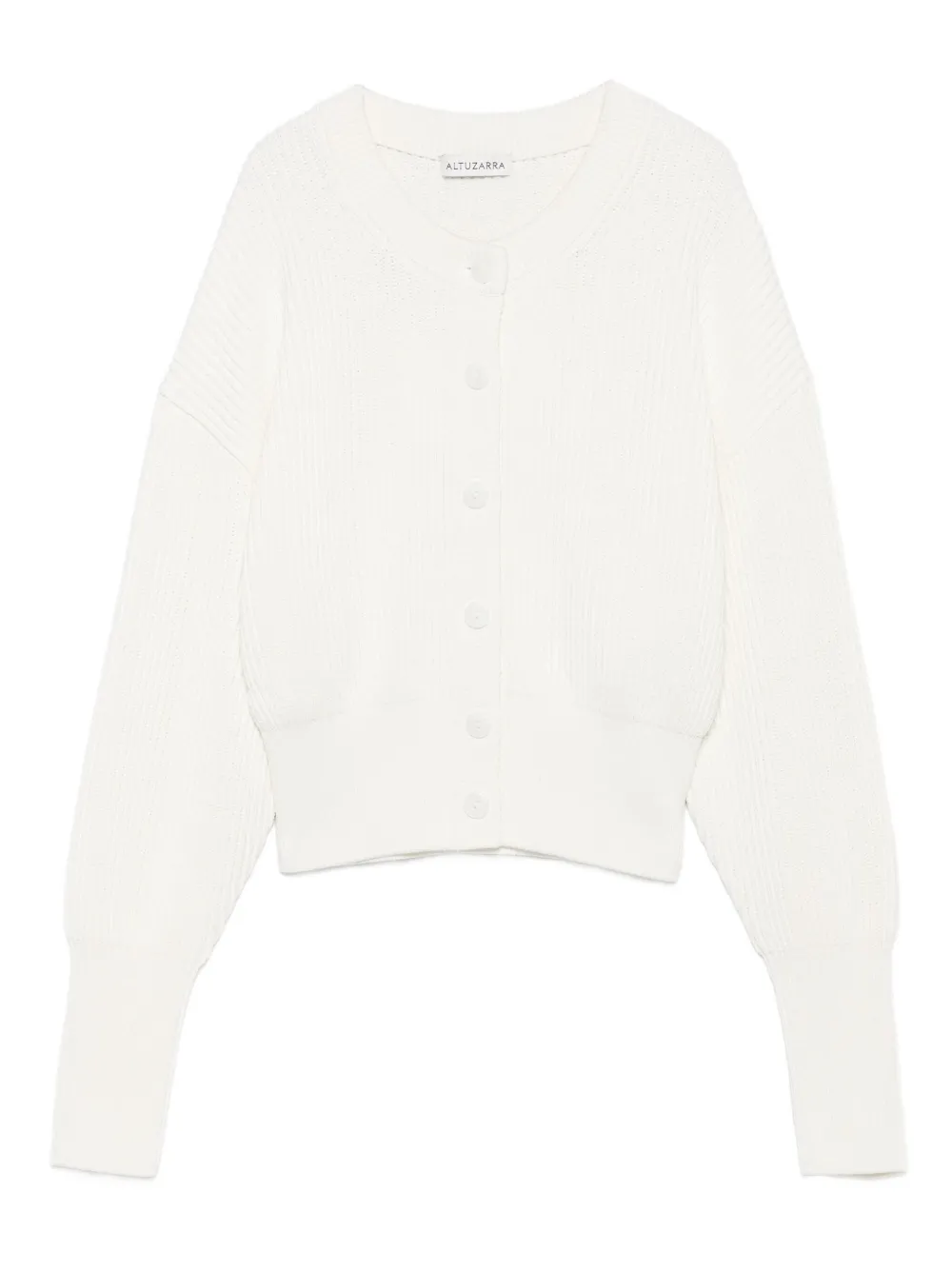 Altuzarra ribbed button cardigan | White | Image 1