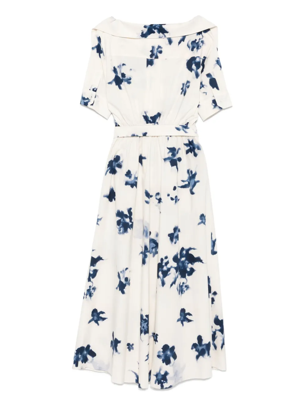 Altuzarra Midi-jurk - Berry blue flowers