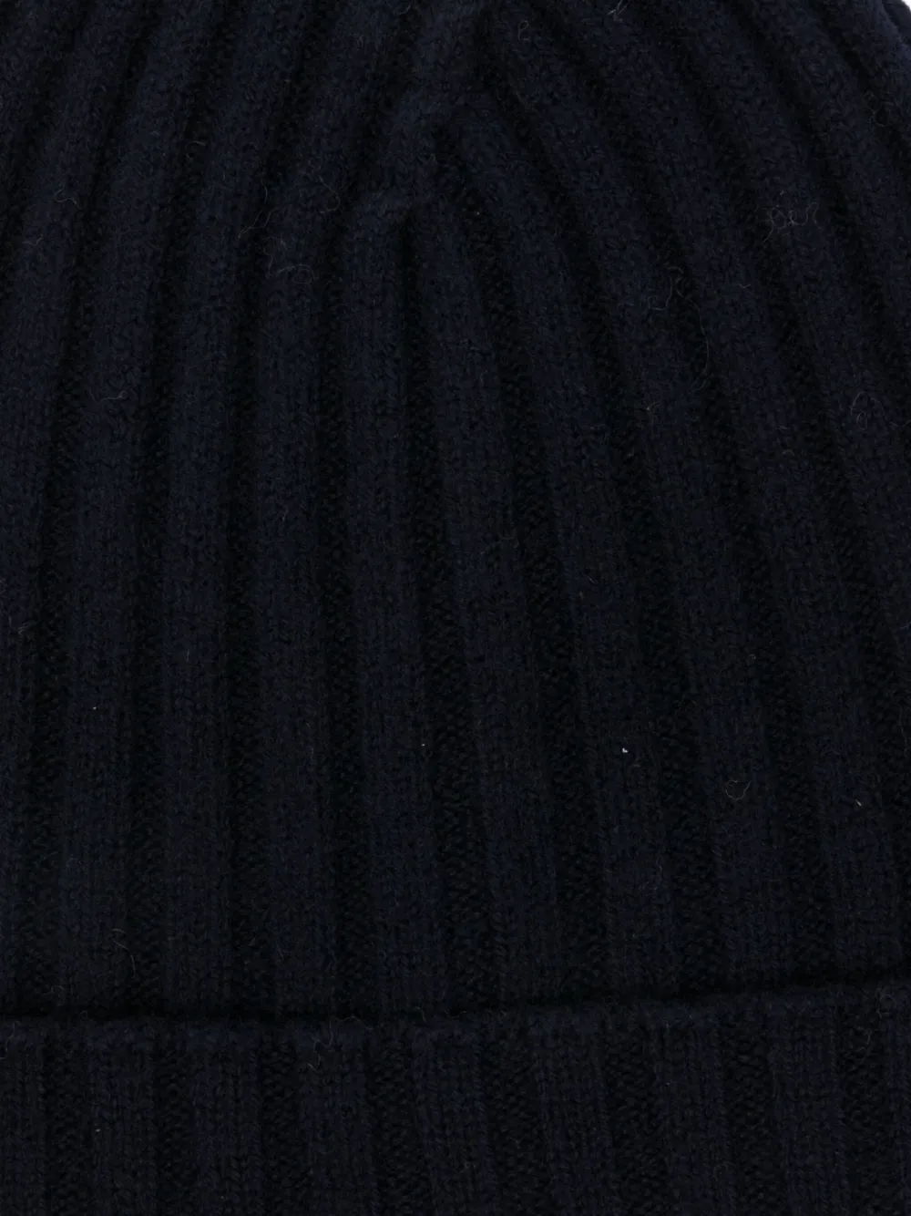 Jil Sander Geribbelde muts - Blauw
