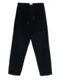 Cellar Door drawstring corduroy trousers - Black