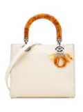 Christian Dior Pre-Owned 1998 Medium Canvas Lady Dior satchel - White