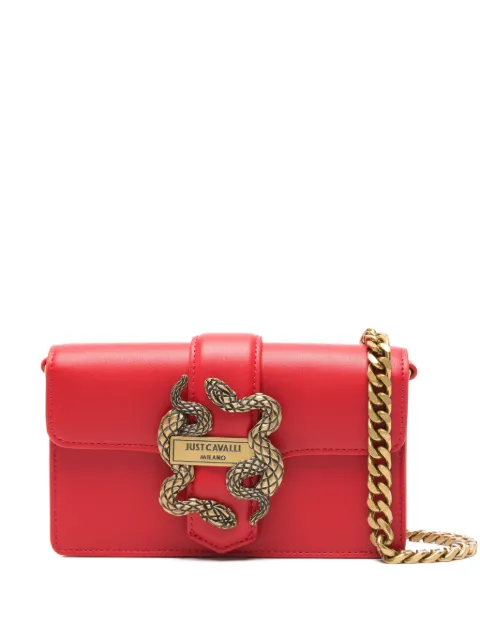 Just Cavalli small snake-buckle chain cross-body bag