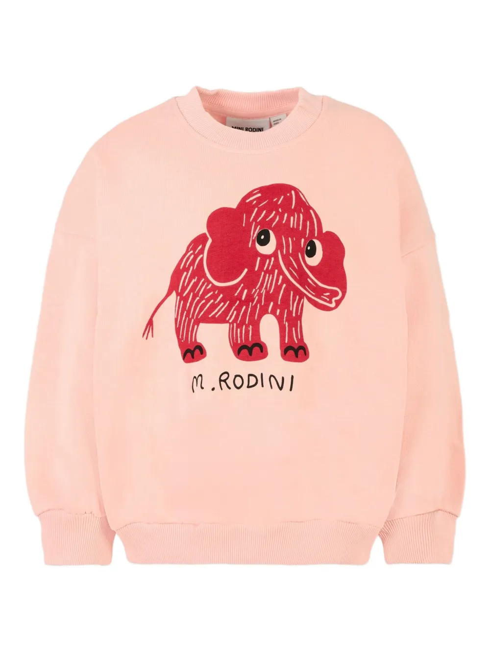 Mini Rodini elephant-print sweatshirt - ROSA Mini Rodini elephant-print sweatshirt - ROSA