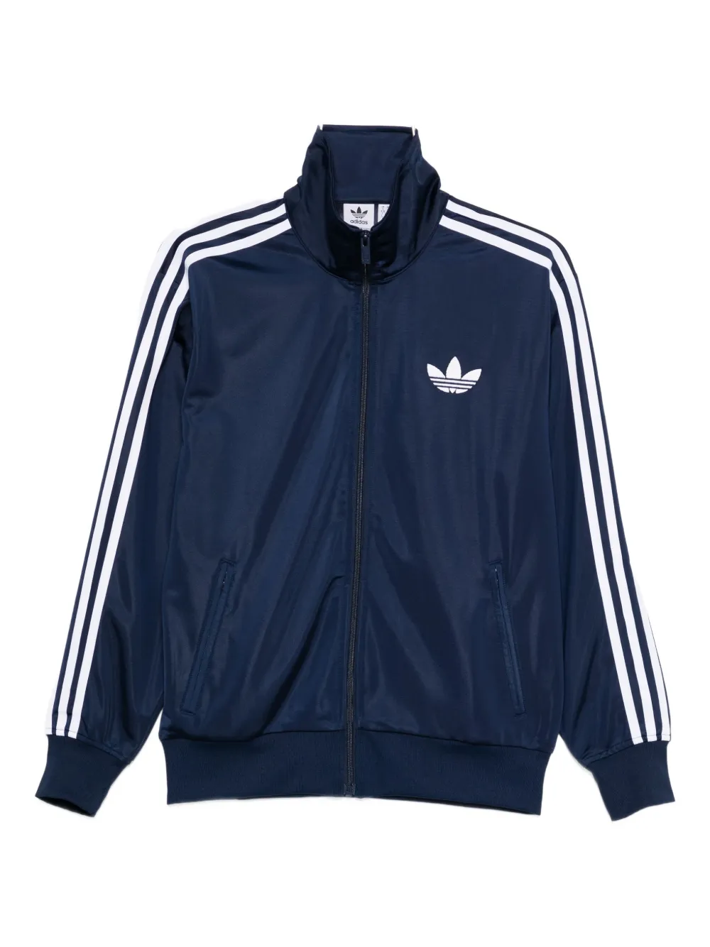 Adidas Originals Firebird Adicolor Three-stripe Logo Sweatshirt In Blue
