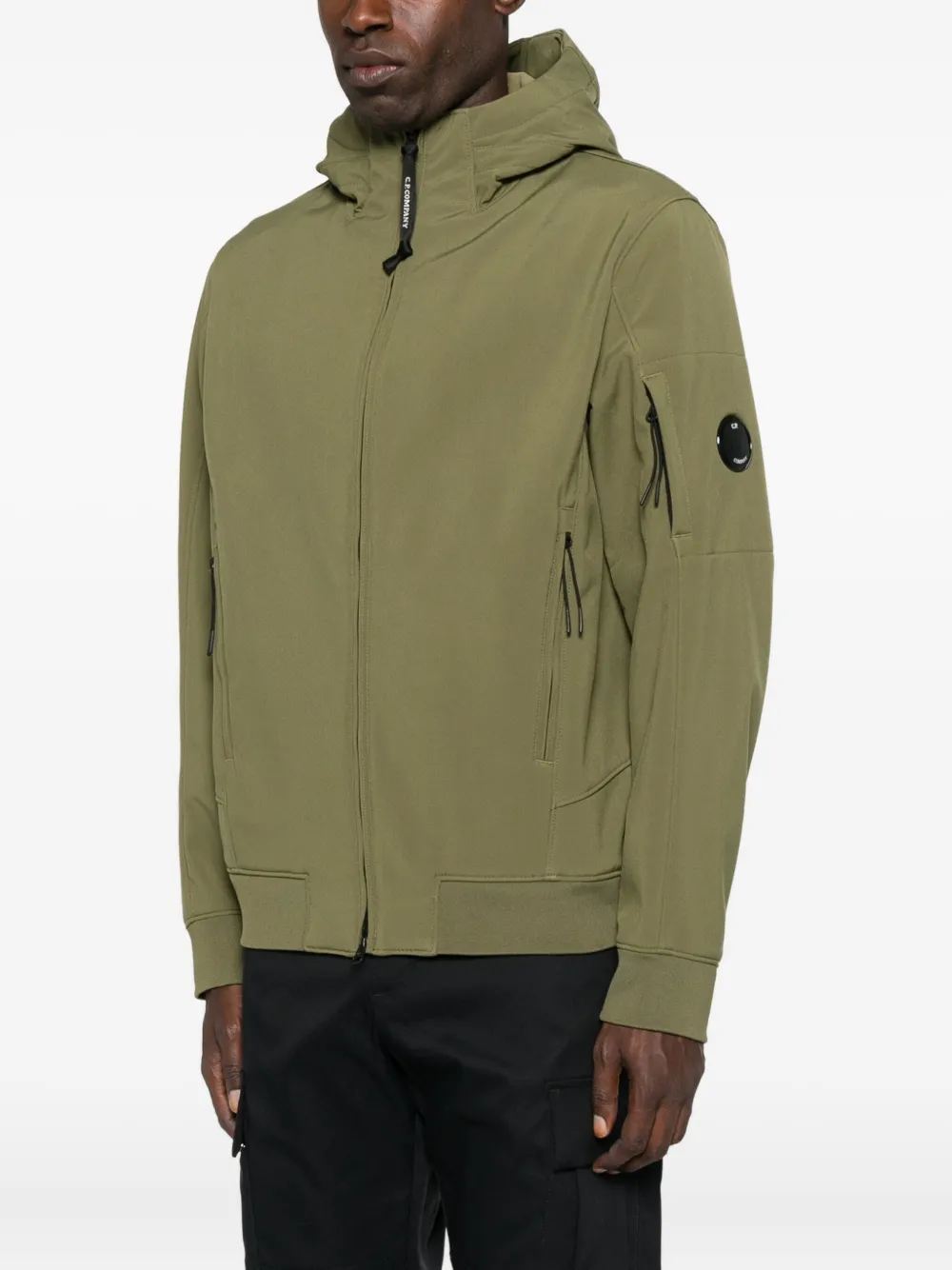 C.p. Company Kapuzenjacke Mit Reissverschluss In Green