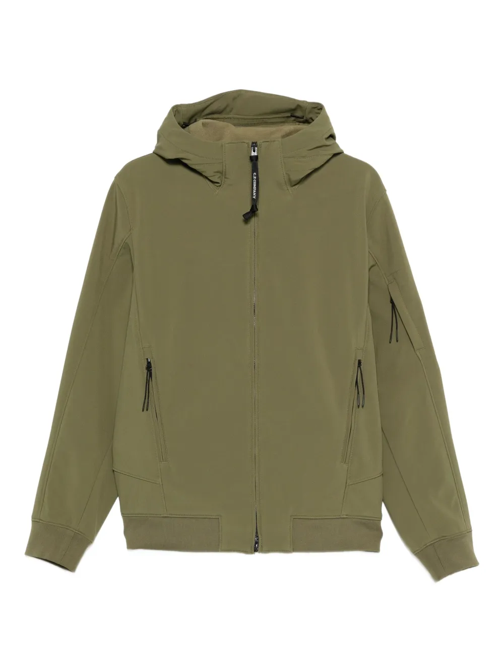 C.P. Company hooded zip-front jacket | Green | Image 1