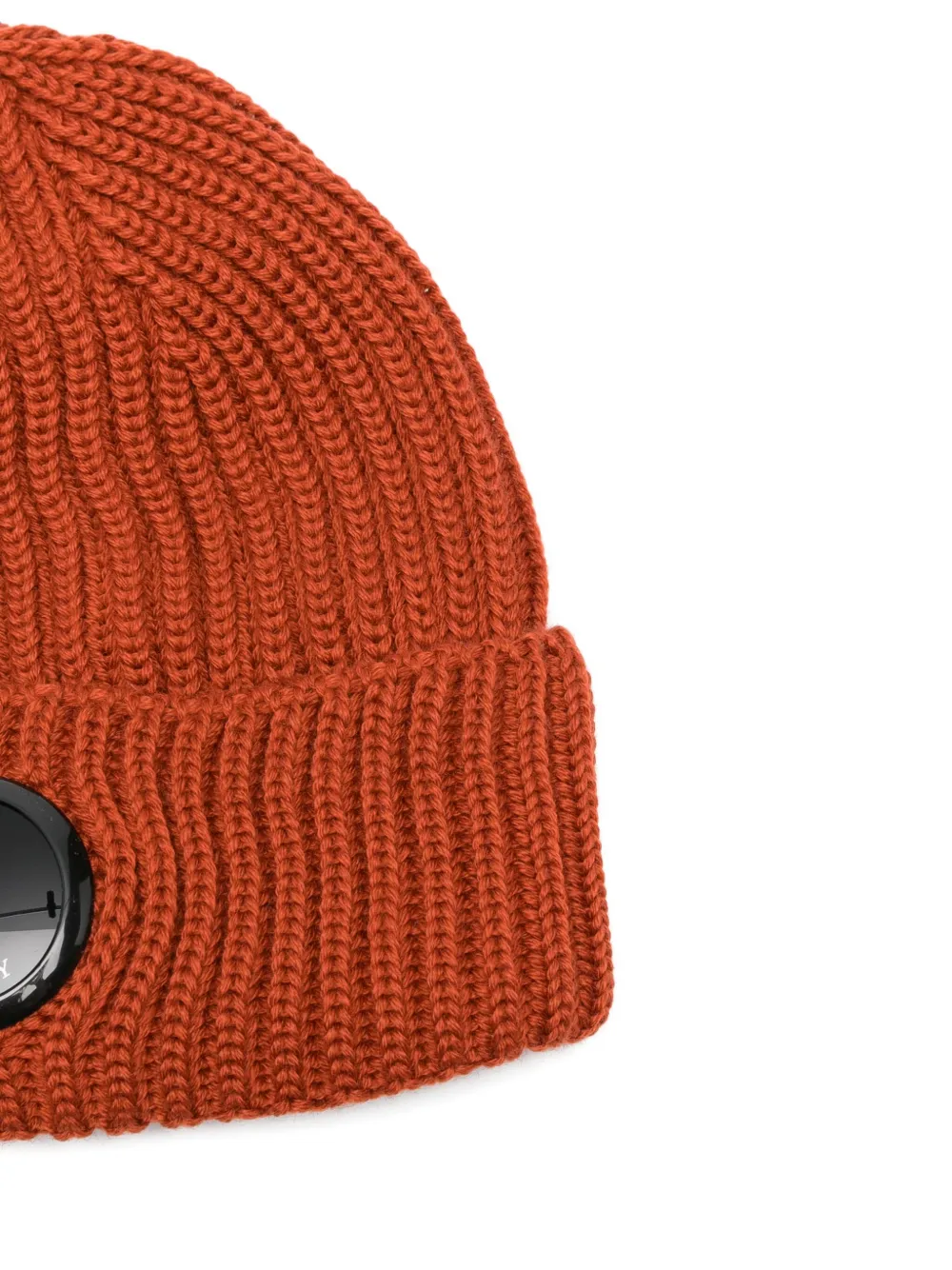 C.p. Company Accessories Knit Cap In Extrafine Merino Wool In Orange