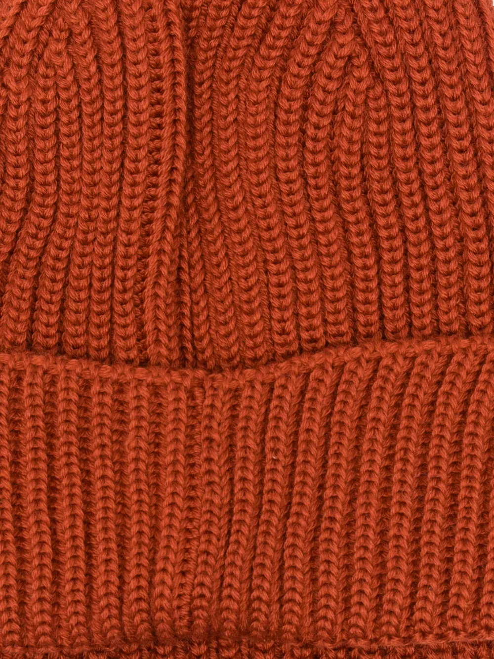 C.P. Company Geribbelde muts met lens detail - Rood