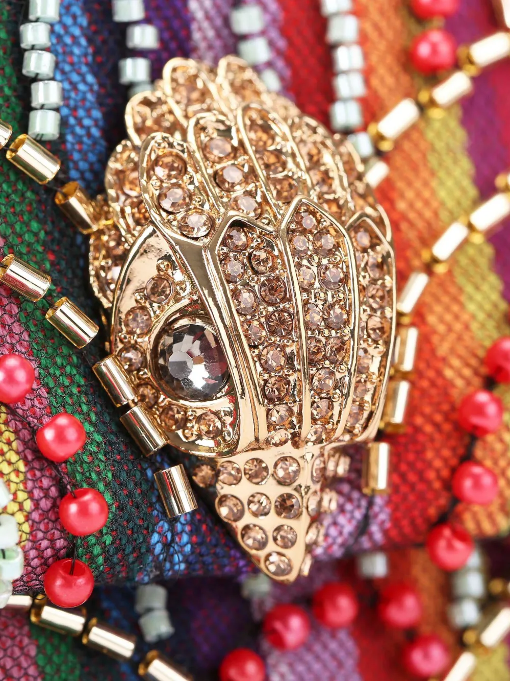 Kurt Geiger Medium Kensington Beaded Cross Body Bag In Multi