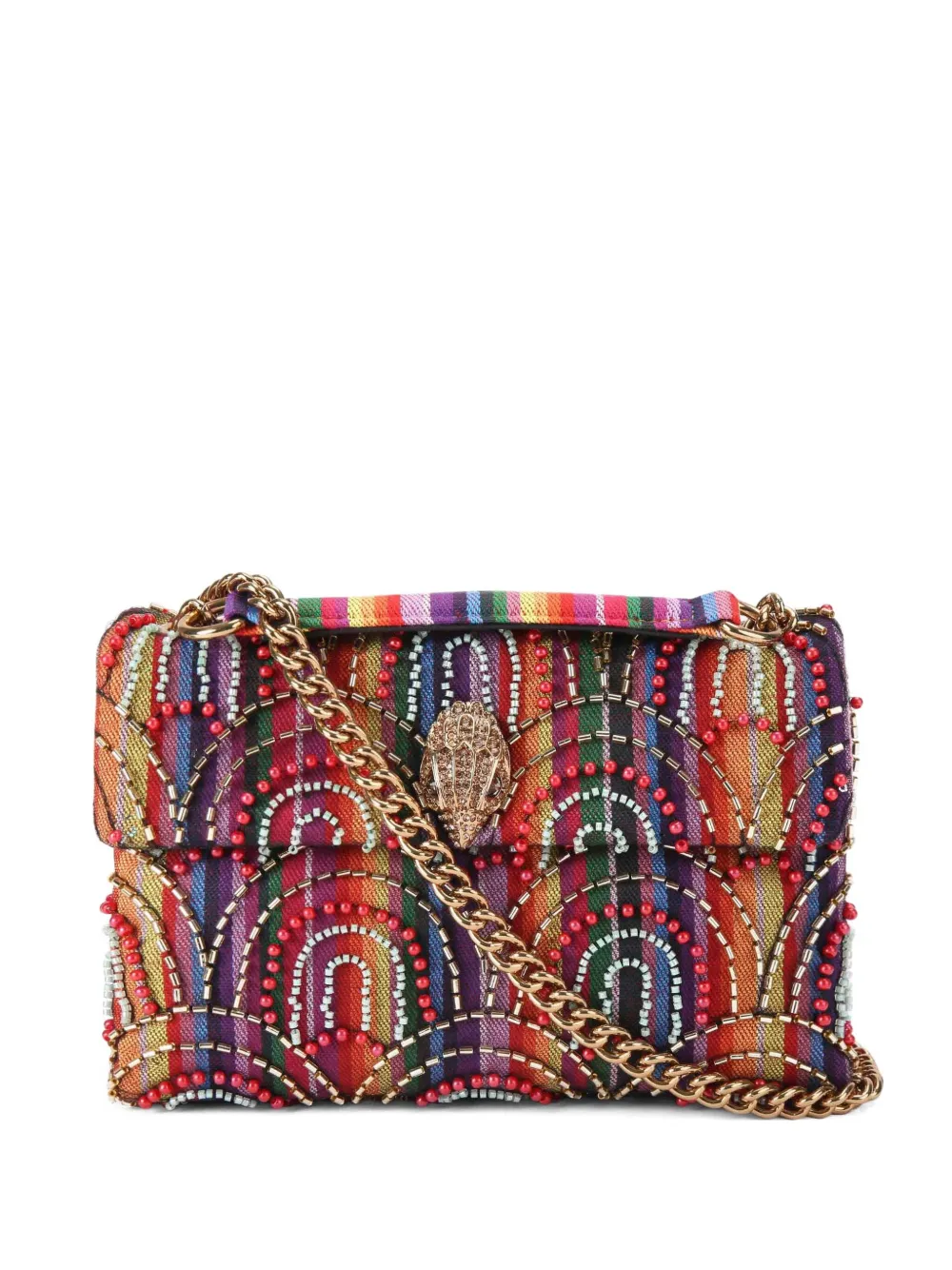 Kurt Geiger Medium Kensington Beaded Cross Body Bag In Multi
