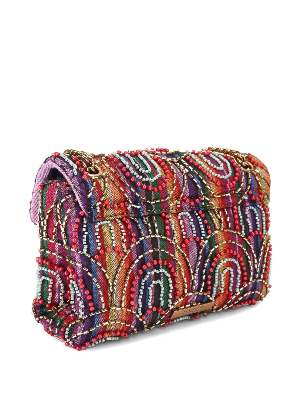 Kurt Geiger Medium Kensington Beaded Cross Body Bag In Multi