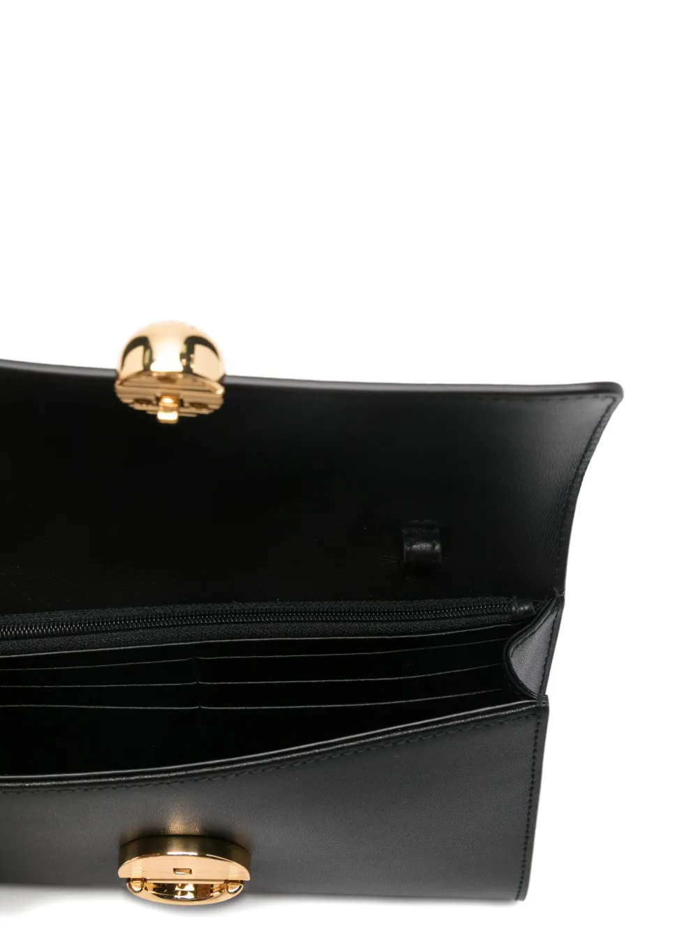 Furla Leather Cross Body Bag In Black
