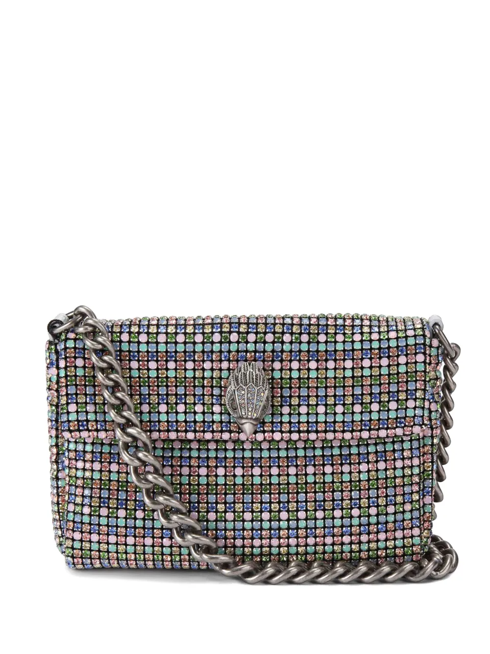 Kurt Geiger London crystal-embellished cross body bag | Blue | Image 1