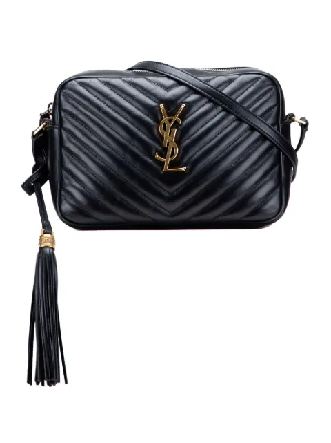 Saint Laurent Pre-Owned 2022 Quilted Leather Monogram Lou Camera Bag crossbody bag
