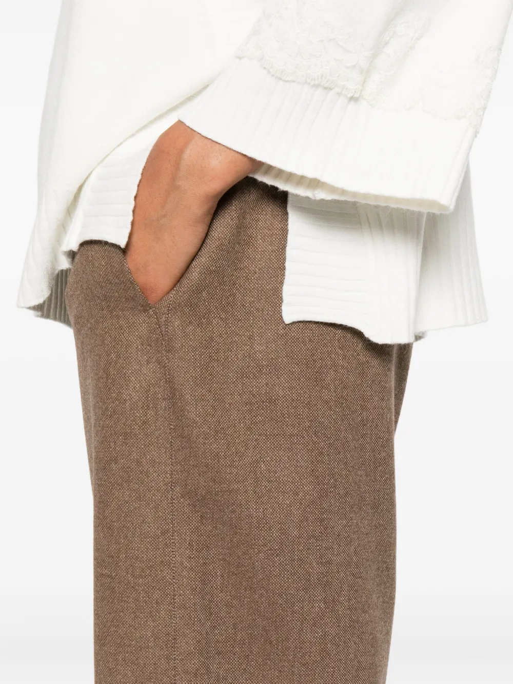 'S Max Mara Broek met trekkoord Bruin