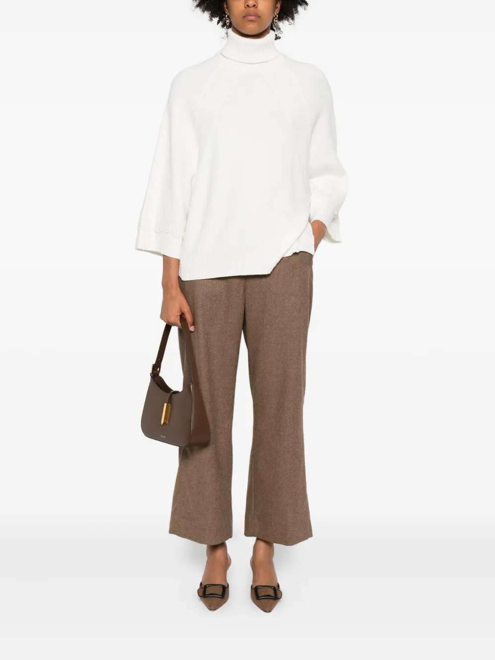 'S Max Mara Broek met trekkoord - Bruin