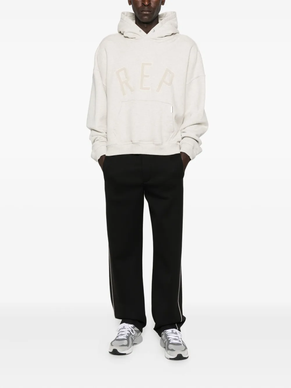 Emporio Armani Trainingsbroek met zijstreep - Zwart
