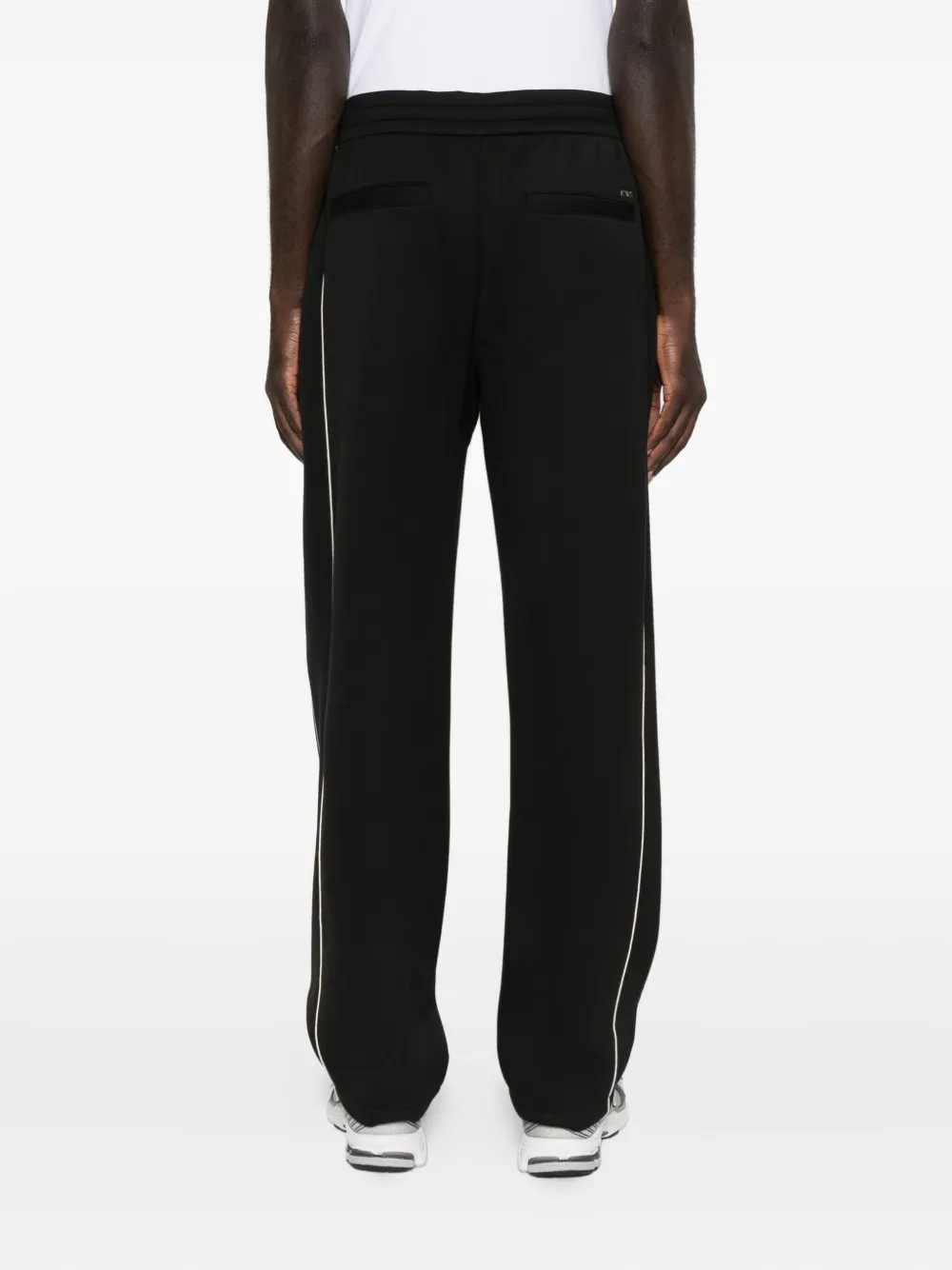 Emporio Armani Trainingsbroek met zijstreep Zwart