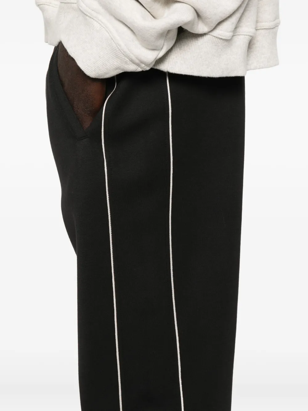 Emporio Armani Trainingsbroek met zijstreep Zwart