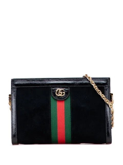 Gucci Pre-Owned 2016-2025 Small Suede Ophidia Chain crossbody bag
