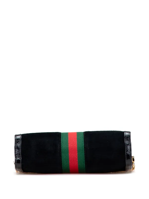 Gucci Pre-Owned 2016-2025 Small Suede Ophidia Chain Crossbody Bag