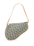 Christian Dior Pre-Owned 2001 Mini Diorissimo Canvas Saddle Pochette shoulder bag - Green