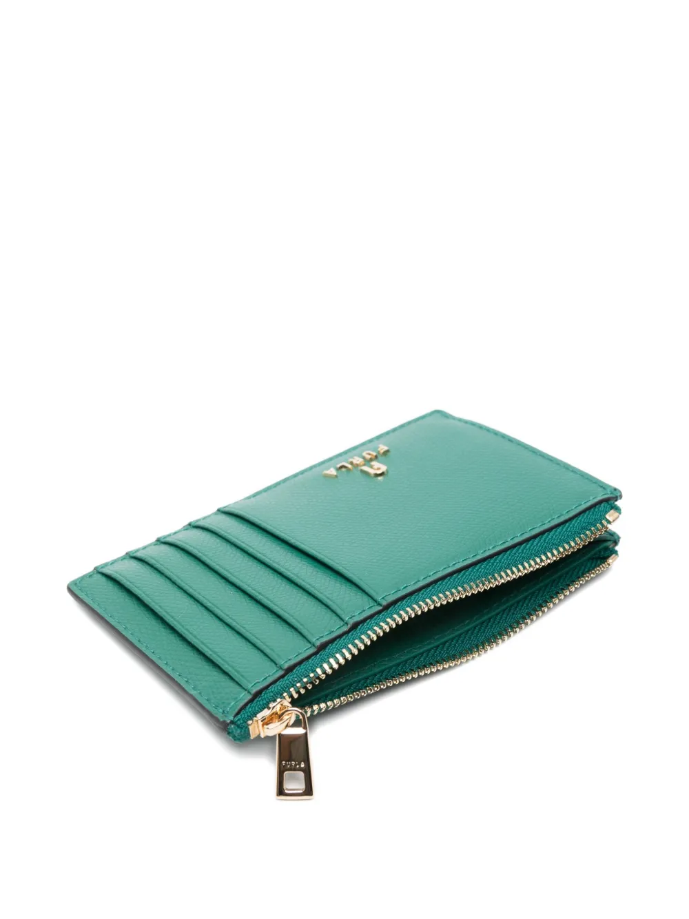 Furla Zip-top Wallet In Green