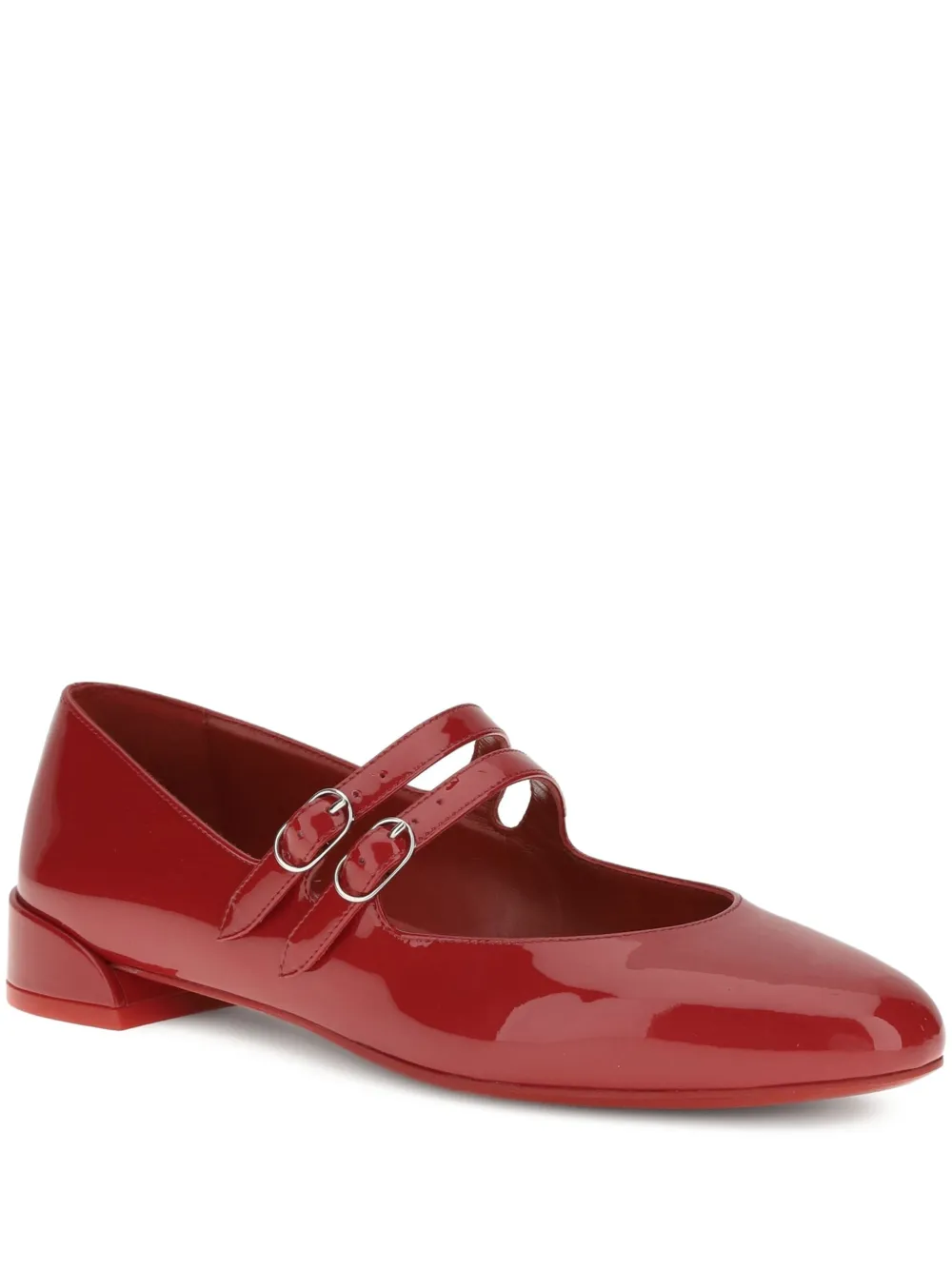 Christian Louboutin patent-leather buckle flats | Flat Pumps | Image 2
