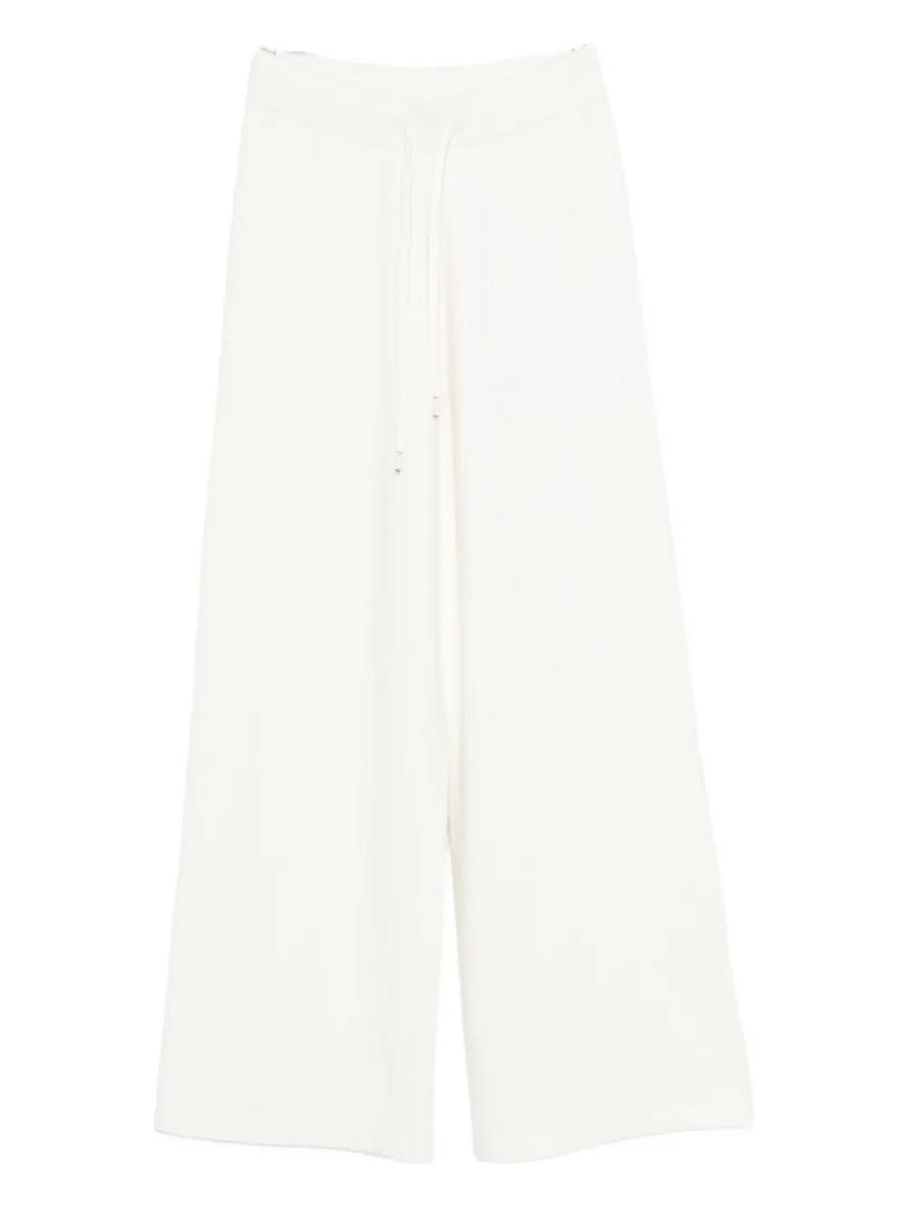Yves Salomon Drawstring Trousers In White