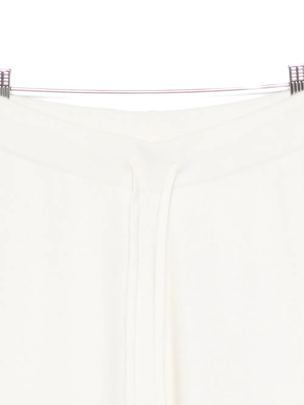 Yves Salomon Drawstring Trousers In White