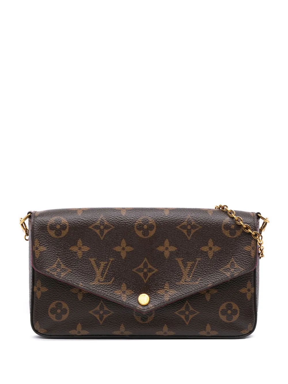 Louis Vuitton Pre-Owned Borsa a tracolla Felicie con monogramma 2018 | marrone | Image 1
