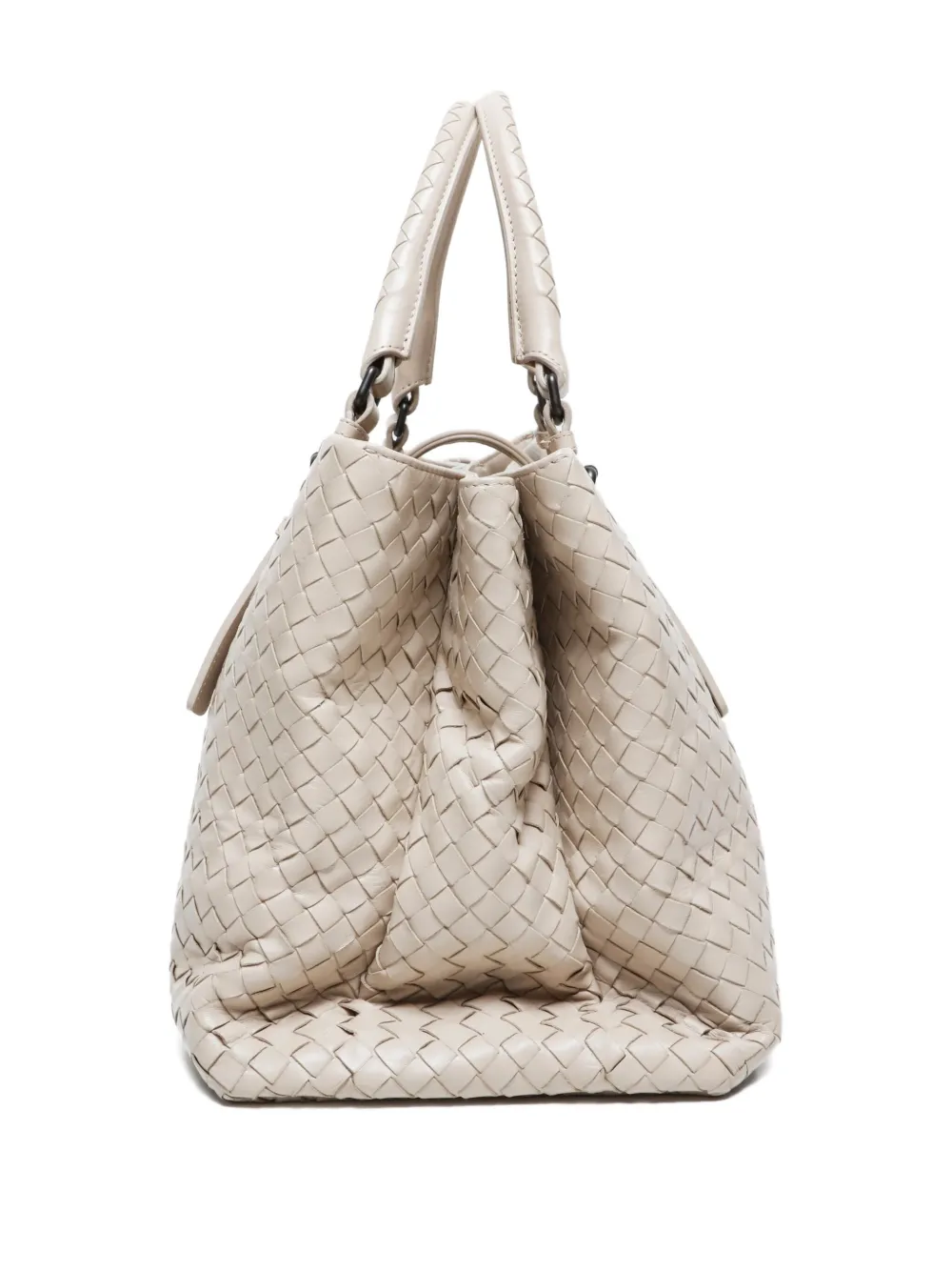 Pre-owned Bottega Veneta 2012-2024 Roma Tote Bag In Neutral