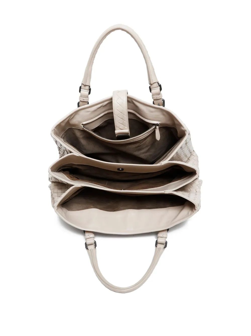 Pre-owned Bottega Veneta 2012-2024 Roma Tote Bag In Neutral