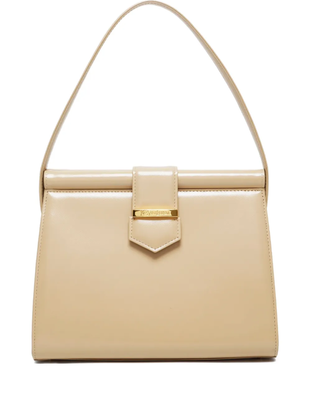 Saint Laurent Pre-Owned leather handbag | Neutrals | Image 1