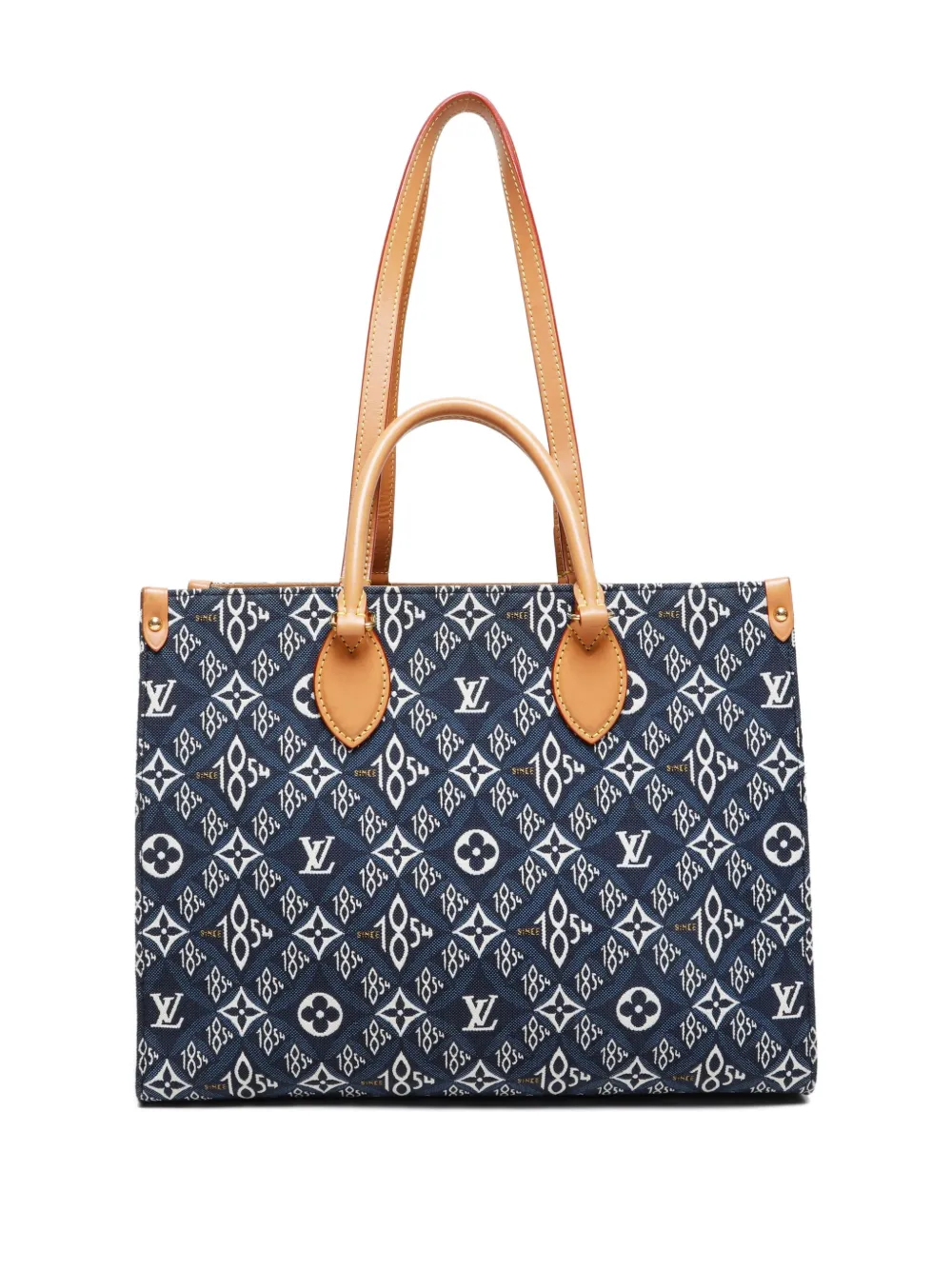 Pre-owned Louis Vuitton 2020 Since 1854 Onthego Mm In Blue